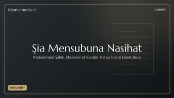 Şia Mensubuna Nasihat