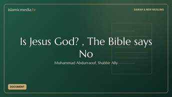 Is Jesus God? , The Bible says No