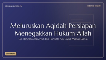 Meluruskan Aqidah Persiapan Menegakkan Hukum Allah