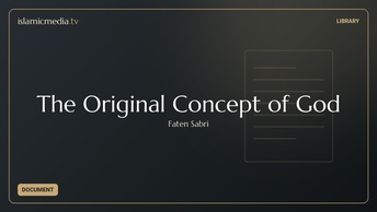 The Original Concept of God