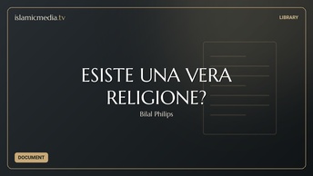 ESISTE UNA VERA RELIGIONE?