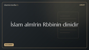 İslam aləmlərin Rəbbinin dinidir