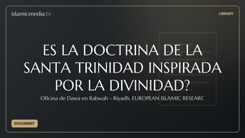ES LA DOCTRINA DE LA SANTA TRINIDAD INSPIRADA POR LA DIVINIDAD?
