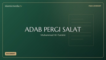 ADAB PERGI SALAT