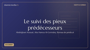 Le suivi des pieux prédécesseurs