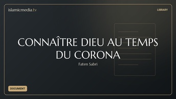 CONNAÎTRE DIEU AU TEMPS DU CORONA