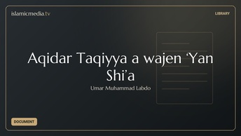 Aqidar Taqiyya a wajen ‘Yan Shi’a