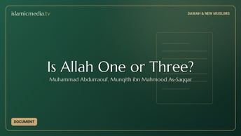 Is Allah One or Three?