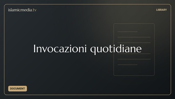 Invocazioni quotidiane