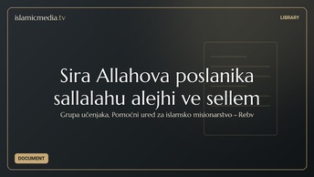 Sira Allahova poslanika sallalahu alejhi ve sellem