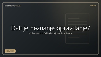 Dali je neznanje opravdanje?