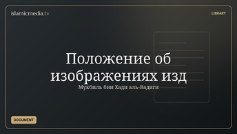 Положение об изображениях изд
