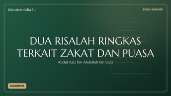 DUA RISALAH RINGKAS TERKAIT ZAKAT DAN PUASA