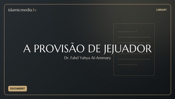A PROVISÃO DE JEJUADOR
