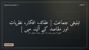تبلیغی جماعت [ عقائد، افکار، نظریات اور مقاصد کے آئینہ میں ]