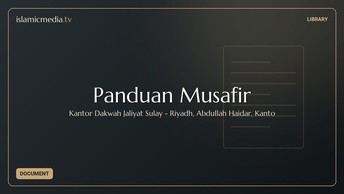 Panduan Musafir