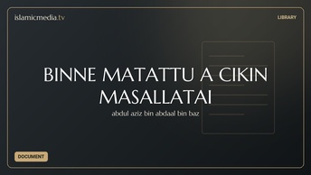 BINNE MATATTU A CIKIN MASALLATAI
