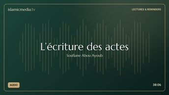 L’écriture des actes