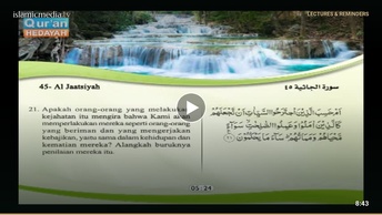 Mushaf murattal dengan terjemahan maknanya ke dalam bahasa Indonesia (Juz 25) Bagian 8