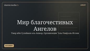 Мир благочестивых Ангелов