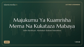 Majukumu Ya Kuamrisha Mema Na Kukataza Mabaya