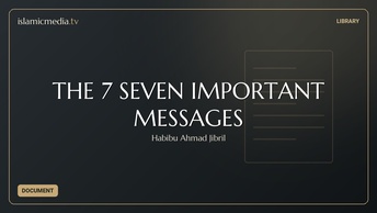 THE 7 SEVEN IMPORTANT MESSAGES