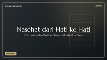 Nasehat dari Hati ke Hati