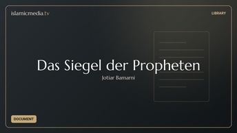 Das Siegel der Propheten