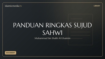 PANDUAN RINGKAS SUJUD SAHWI