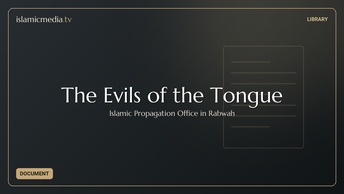 The Evils of the Tongue