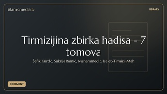 Tirmizijina zbirka hadisa - 7 tomova