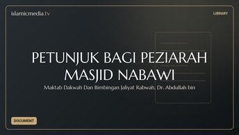 PETUNJUK BAGI PEZIARAH MASJID NABAWI