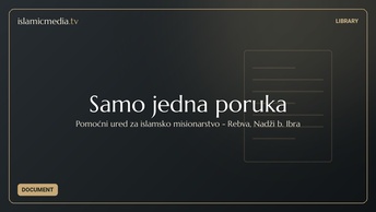 Samo jedna poruka