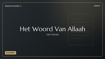 Het Woord Van Allaah