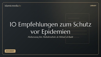 10 Empfehlungen zum Schutz vor Epidemien