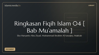 Ringkasan Fiqih Islam 04 [ Bab Mu’amalah ]