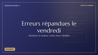 Erreurs répandues le vendredi