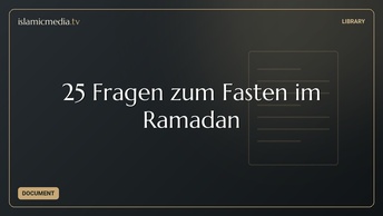 25 Fragen zum Fasten im Ramadan