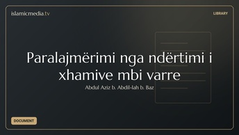 Paralajmërimi nga ndërtimi i xhamive mbi varre