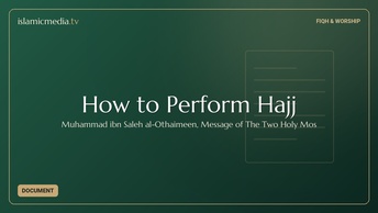 How to Perform Hajj