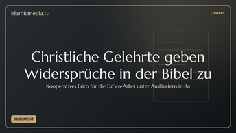 Christliche Gelehrte geben Widersprüche in der Bibel zu