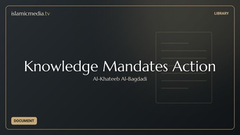 Knowledge Mandates Action