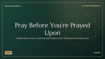 Pray Before You’re Prayed Upon
