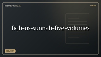 fiqh-us-sunnah-five-volumes