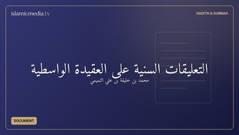 التعليقات السنية على العقيدة الواسطية