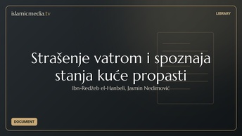 Strašenje vatrom i spoznaja stanja kuće propasti