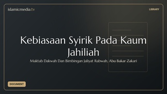 Kebiasaan Syirik Pada Kaum Jahiliah
