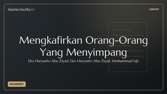 Mengkafirkan Orang-Orang Yang Menyimpang