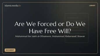 Are We Forced or Do We Have Free Will?