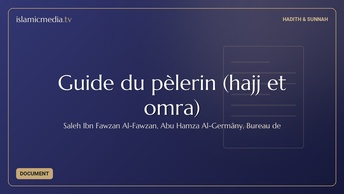 Guide du pèlerin (hajj et omra)
